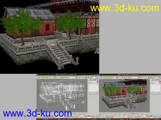 3D打印模型中国古代建筑房子之③的图片