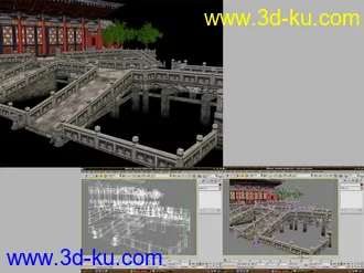 3D打印模型中国古代建筑房子之③的图片