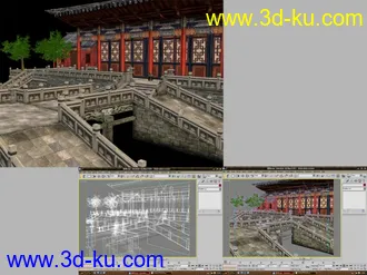 3D打印模型中国古代建筑房子之③的图片