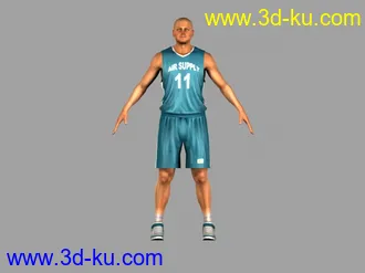 3D打印模型篮球队员的图片