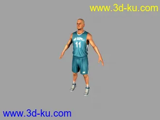 3D打印模型篮球队员的图片