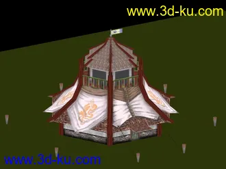 3D打印模型大帐篷的图片