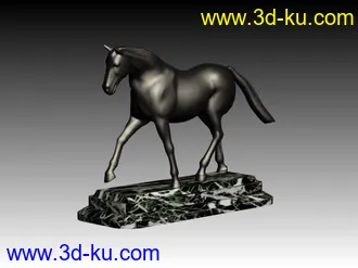 3D打印模型华丽的马雕塑 ！的图片