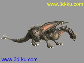 3D打印模型游戏龙的图片