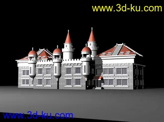 几个城堡3d实景模型的图片