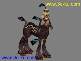 3D打印模型魔兽人型怪的图片