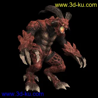 3D打印模型发个游戏中的怪物的图片