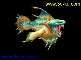3D打印模型魔兽食人鱼的图片