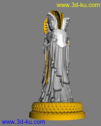 3D打印模型观音菩萨像的图片