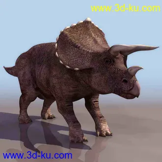 3D打印模型三角龙的图片