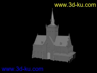 3D打印模型西班牙建筑的图片