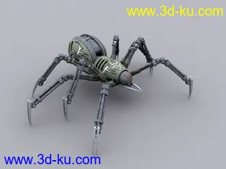 机械蜘蛛模型的图片
