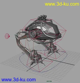 3D打印模型小机械角色   绑定（申精）的图片