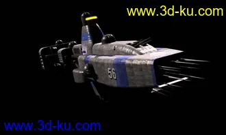 3D打印模型太空驱逐舰的图片