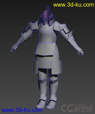 3D打印模型自己做的战士的图片