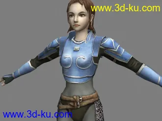 3D打印模型制作狂系列（女战士）的图片