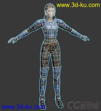 3D打印模型制作狂系列（女战士）的图片