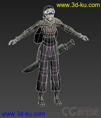 3D打印模型制作狂系列（女战士2）的图片