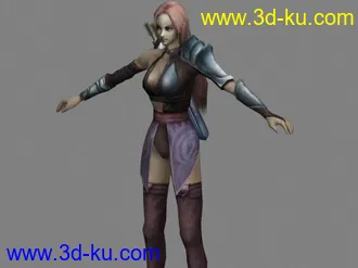 3D打印模型制作狂系列（女战士3）的图片