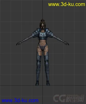 3D打印模型制作狂系列（女战士4）的图片