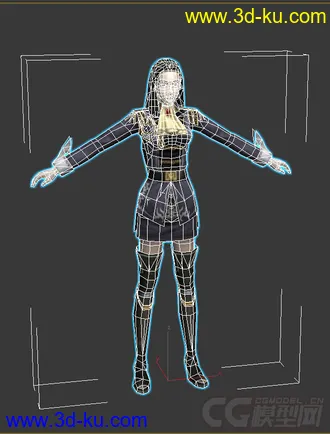 3D打印模型制作狂系列（女战士5）的图片