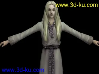 3D打印模型制作狂系列（长袍女人）的图片