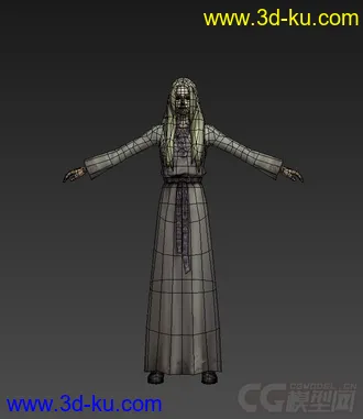 3D打印模型制作狂系列（长袍女人）的图片