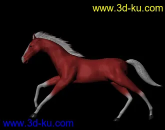 3D打印模型马~~！（原创）的图片