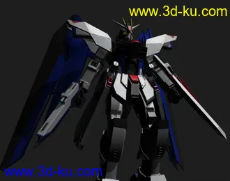 3D打印模型我的收藏_自由高达的图片