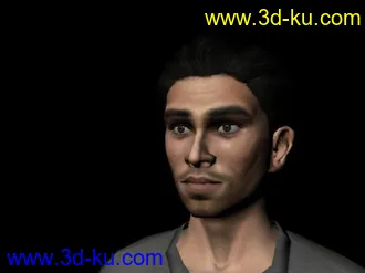 3D打印模型大叔 带材质绑定的图片