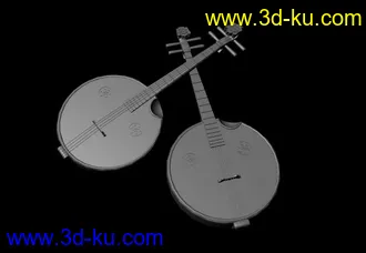 3D打印模型琵琶的图片