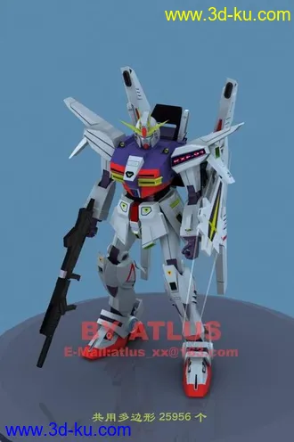 3D打印模型高达F91的图片