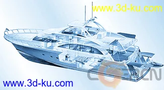 3D打印模型豪华小型客轮的图片