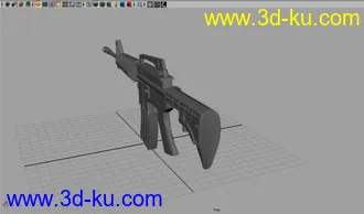 3D打印模型第一次做M4A1的图片