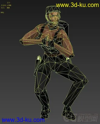 3D打印模型CS女土匪的图片