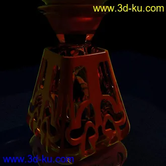 3D打印模型小物件:魔法药水瓶的图片