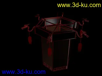 灯笼中式宫灯的模型的图片