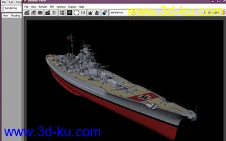 3D打印模型俾斯麦号战列舰的图片