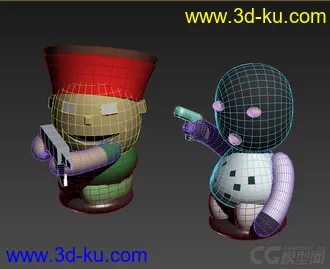 3D打印模型随手涂鸦的CS的图片