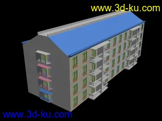 3D打印模型住宅楼的图片