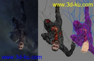 3D打印模型孤岛危机demo中的倒吊的图片