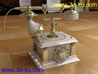 3D打印模型看教程自制个古董电话的图片