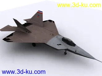3D打印模型F-22精模 带贴图的图片