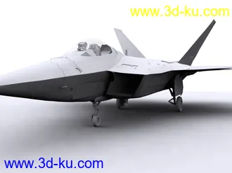 3D打印模型F-22精模 带贴图的图片