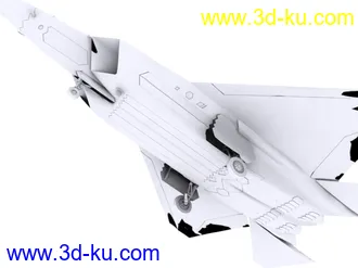3D打印模型F-22精模 带贴图的图片