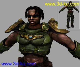 虚幻2004 模型一把。（maya版）的图片