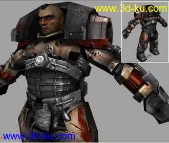 虚幻2004 模型一把。（maya版）的图片