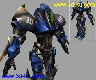 虚幻2004 模型一把。（maya版）的图片