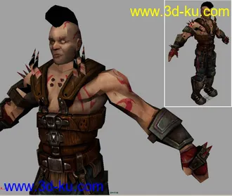 虚幻2004 模型一把。（maya版）的图片