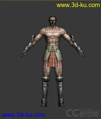 3D打印模型制作狂系列（肌肉战士）力冲5000积分，不是梦！的图片